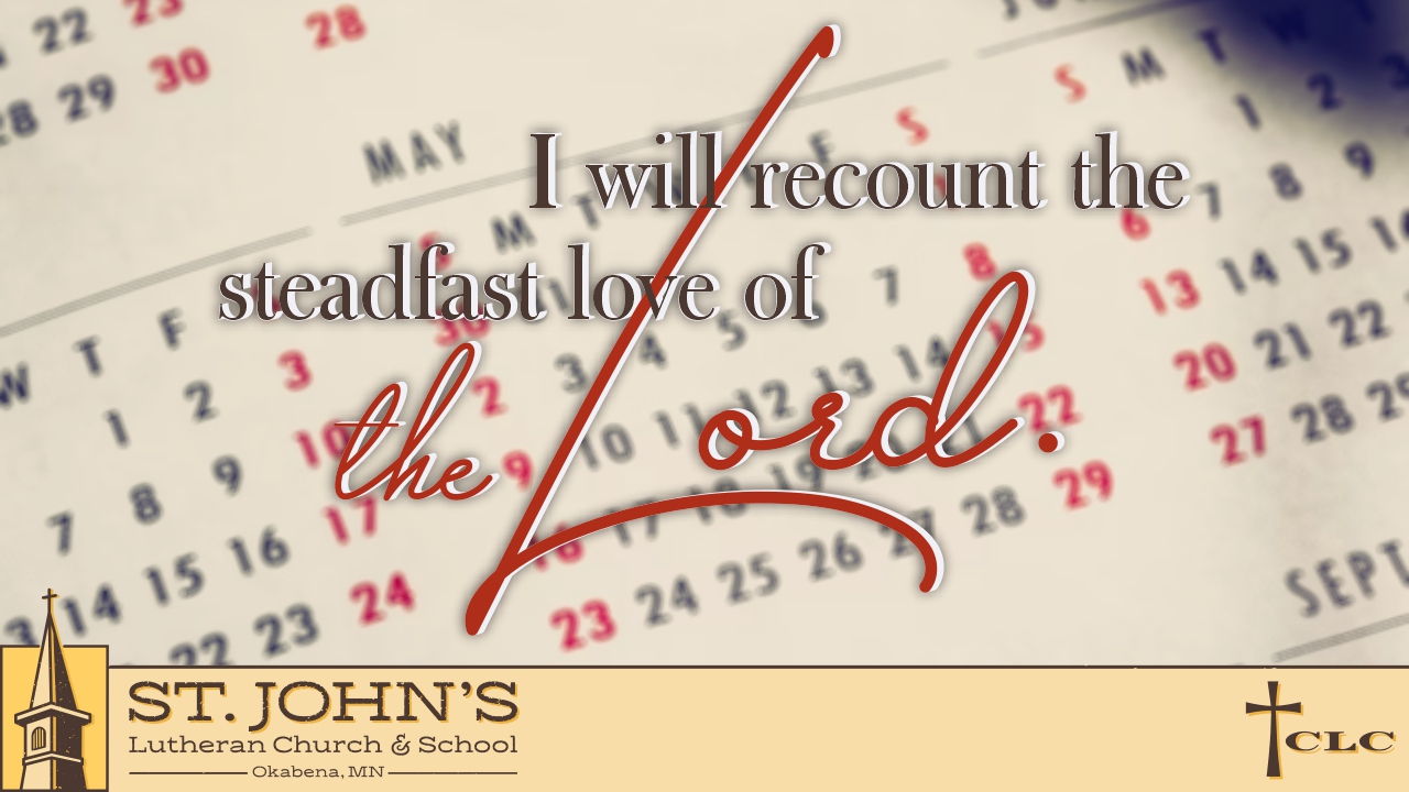 1st Sunday after Christmas Service – January 4, 2026