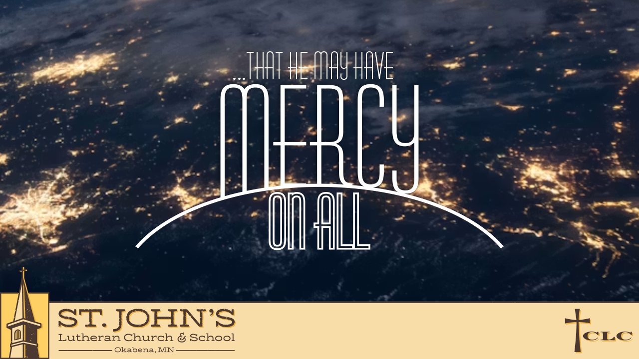 11th Sunday after Trinity Service – August 16, 2026